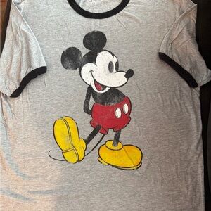 Disney Gray T-Shirt with Black Trim